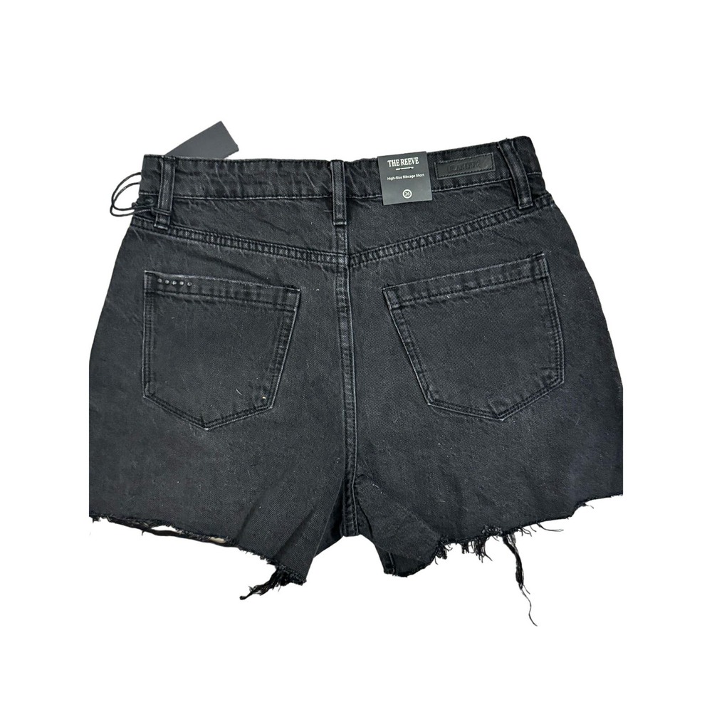 NWT Blanknyc The Reeve High Rise Ribcage Short Black Women's Size 26 - Picture 5 of 8